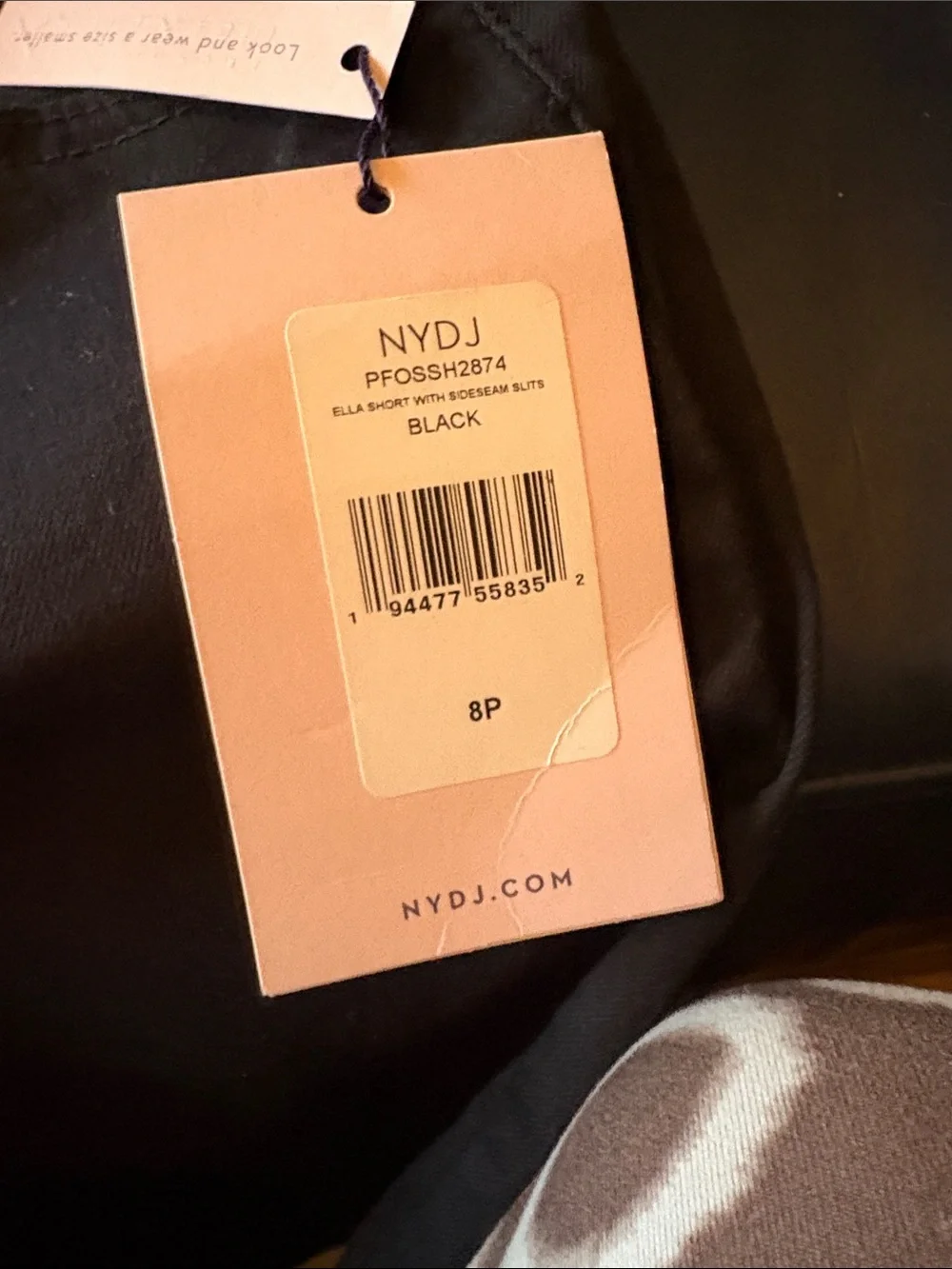NYDJ Black Stretch Bermuda Shorts